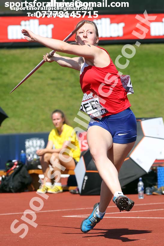 Womens javelin, 2019 Muller British Championships, Alexander Stadium, Birmingham. Photo: David T. Hewitson/Sports for All Pics